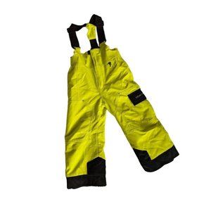 Obermeyer Lime Green Original Extended Wear Snow bibs Kids 4T